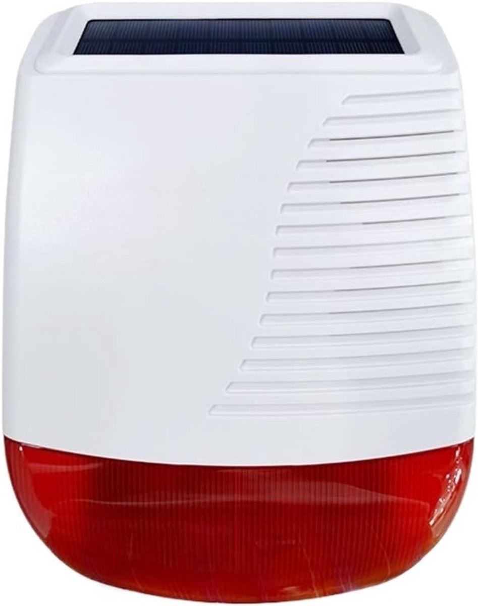 Huis Alarmsysteem - Draadloos Beveiliging - Huis Beveiligen - GSM & App Bediening - 1000 Gram - Solar Siren