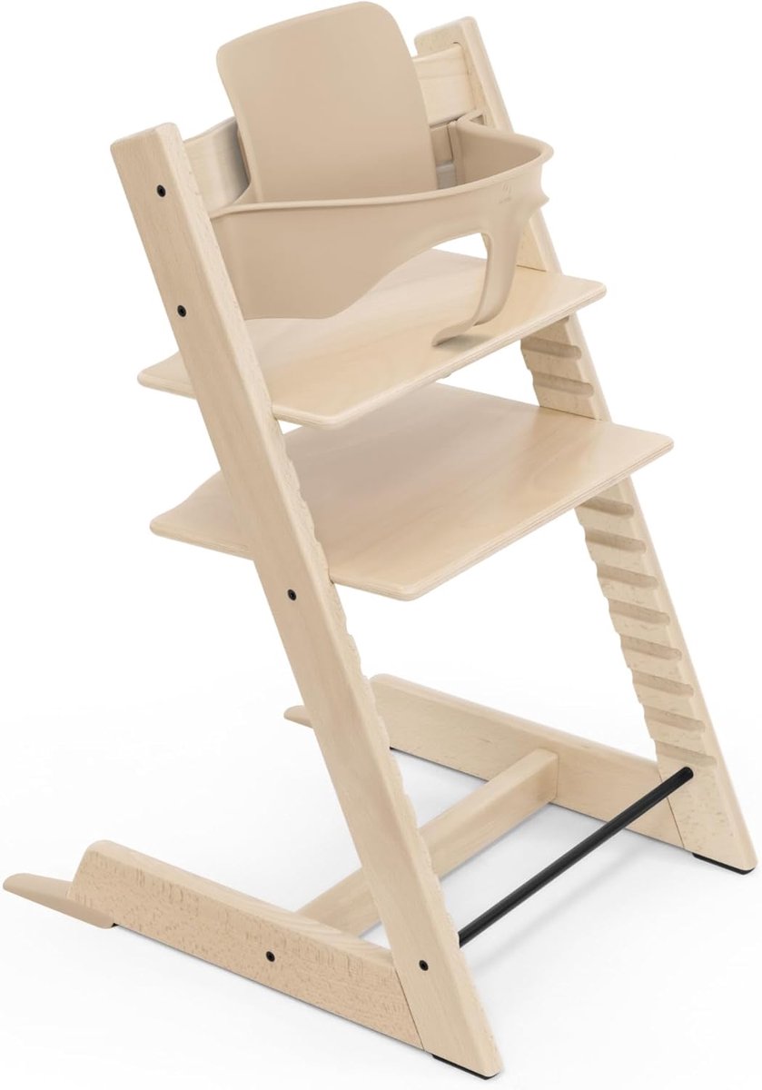 Kinderstoel met Baby Set - Eetstoel Baby - Samen Eten - Verstelbaar Groeiend Meubel