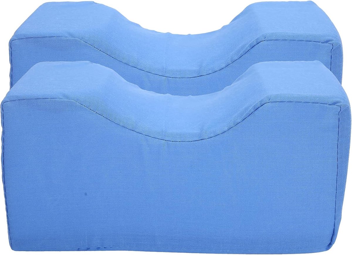 Beensteun Kussen - Enkel Ondersteuning - Druk Ontlasting - Zacht Spons Materiaal - 20 x 10 x 10 cm - Grijs