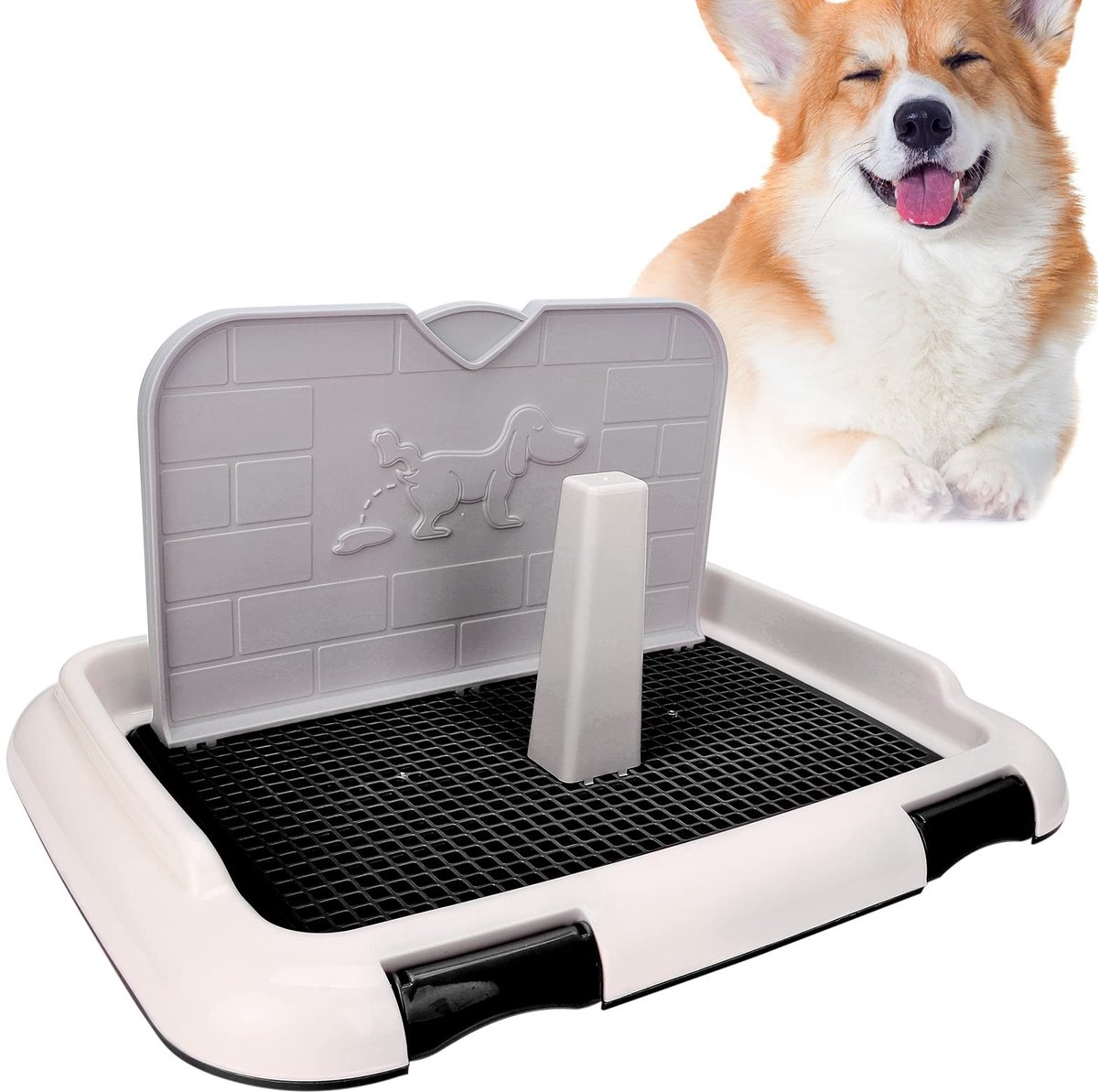 Dailygoods- Hondentoilet met wandsimulatie - Puppytoilet - Huisdiertoilet - Trainingsset - Urinehouder - Voeten droog en schoon houden