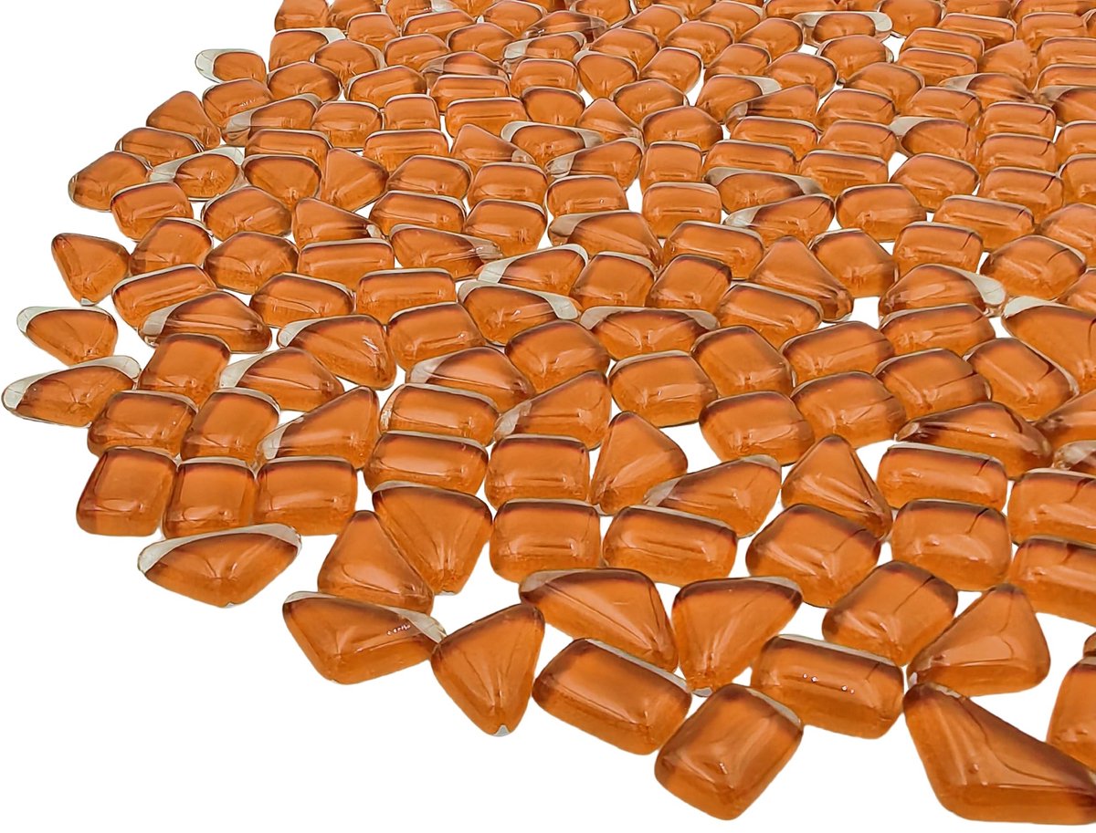 Dailygoods- Mozaïektegels 500 g - Onregelmatige Vorm - Glasmozaïk Stukken - Voor Doe-Het-Zelf Ambachten - Decoratie - Diverse Kleuren - Mozaïek
