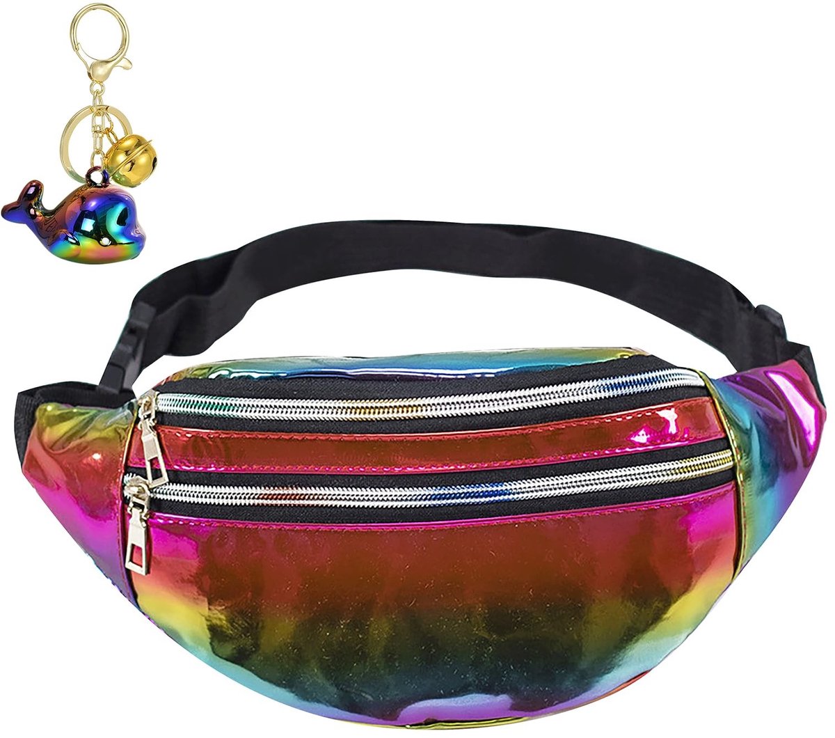 Dailygoods - Mode Heuptas Waterdicht-Mode Fanny Pack Bumbag Taillezak voor Dames,Waterdichte Riemzakken Vrouwen Wandelen Wasit Packs Shiny voor Buitenreis, Joggen, Hondenwandeling,Het kamperen