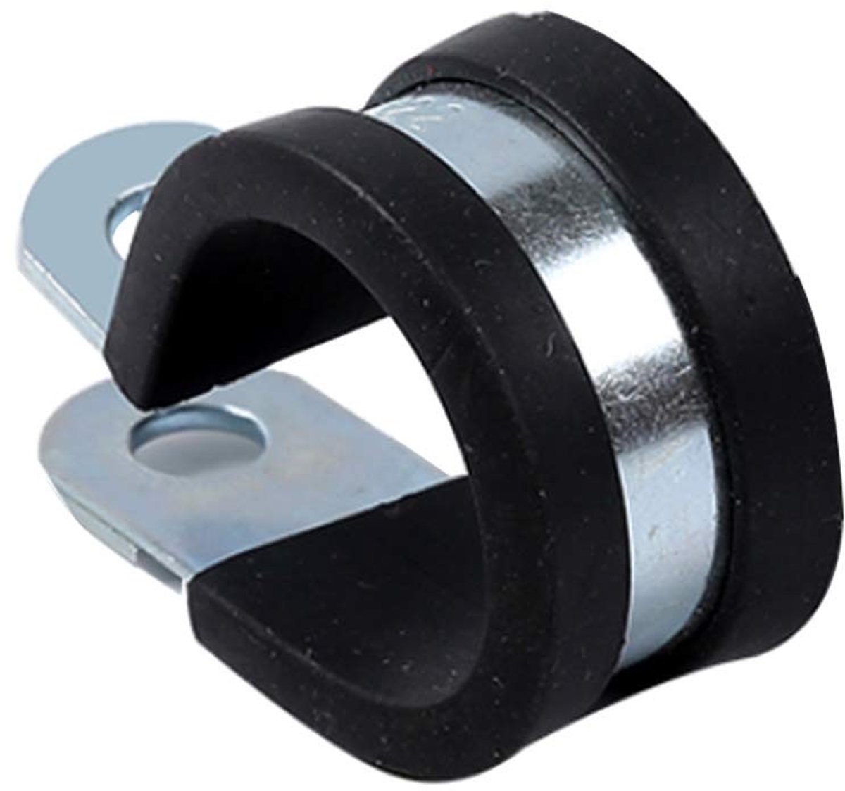 Dailygoods- Slangklem Set 5 Stuks - Rubber Gevoerd - Roestvrij Staal 304 - Pijpbeugel - Montagebeugel - Schroefgatdiameter 6,4 mm - Pijpklem