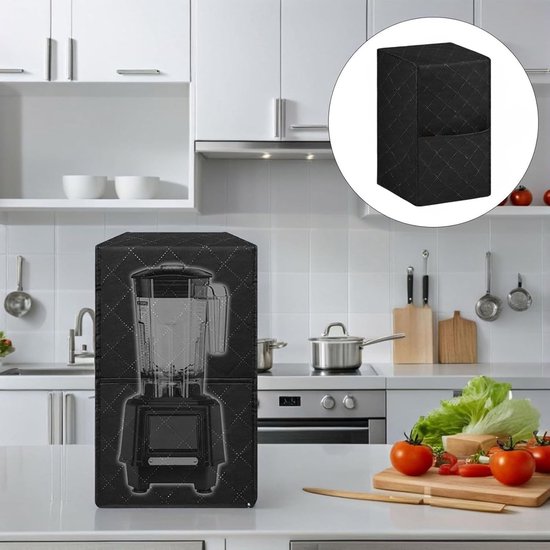 Blender Hoes - Apparaat Beschermer - Keuken Organisatie - Stof- en Vuilafstotend - 15.5x21x42cm - Grijs — afbeelding 2
