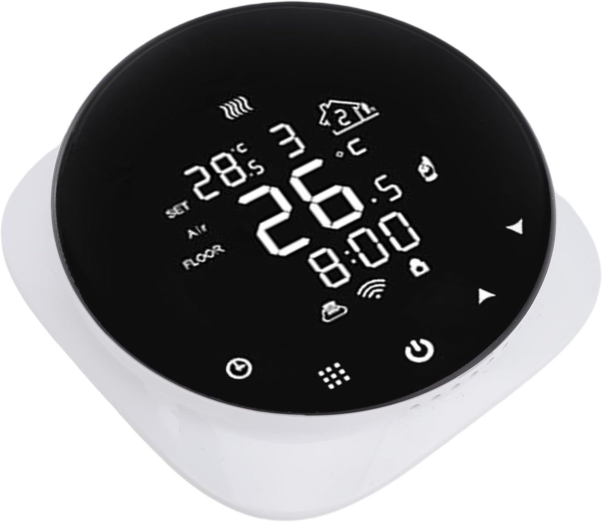 Slimme Thermostaat - Verwarming Bediening - Comfort Instellen - WiFi Bediening - Compact Ontwerp - Wit