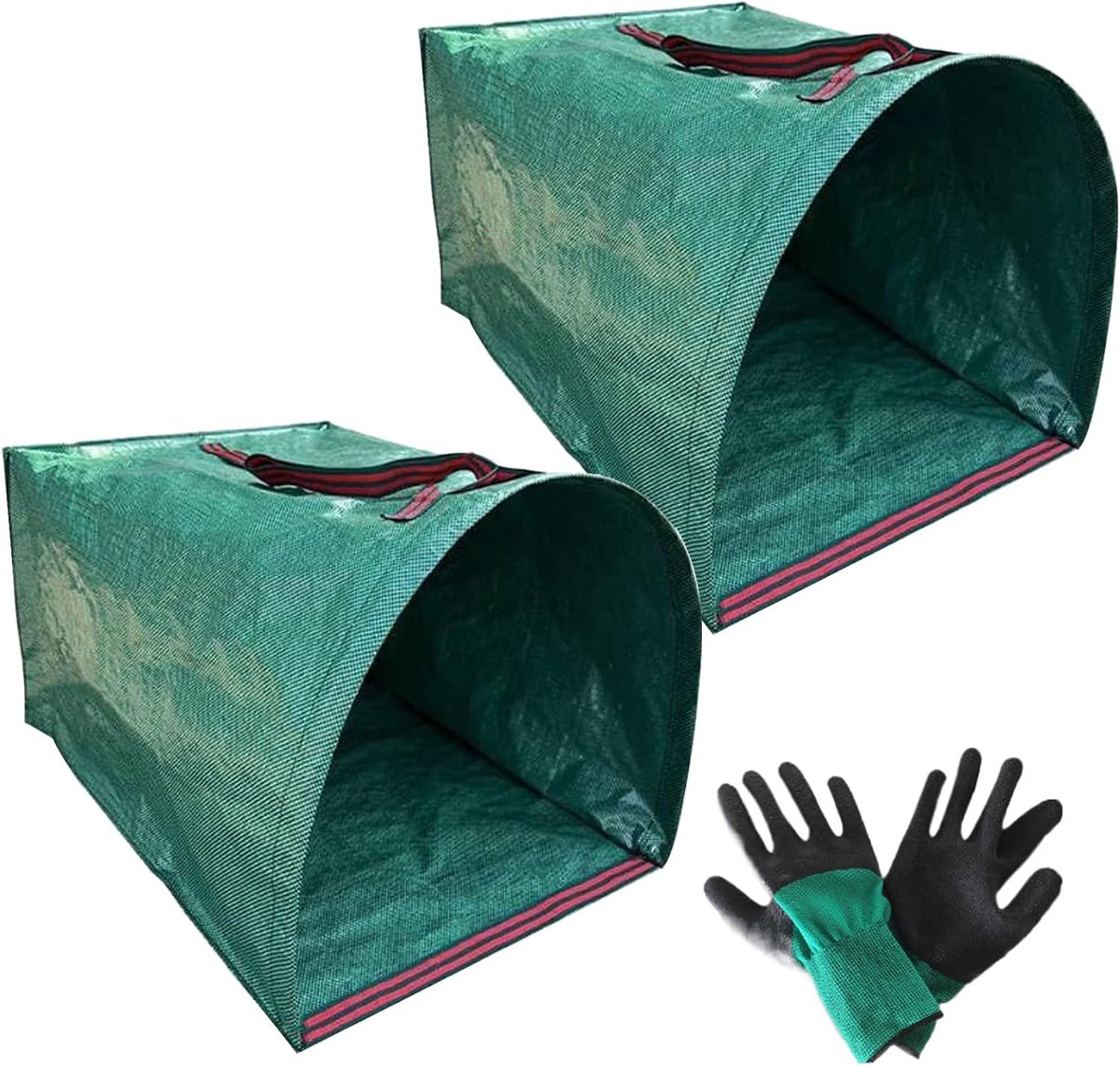 Tuinafvalzakken - Vuilnisemmer Tuin - Tuinonderhoud - Stofpan Functie - 150-270 liter - Meerkleurig