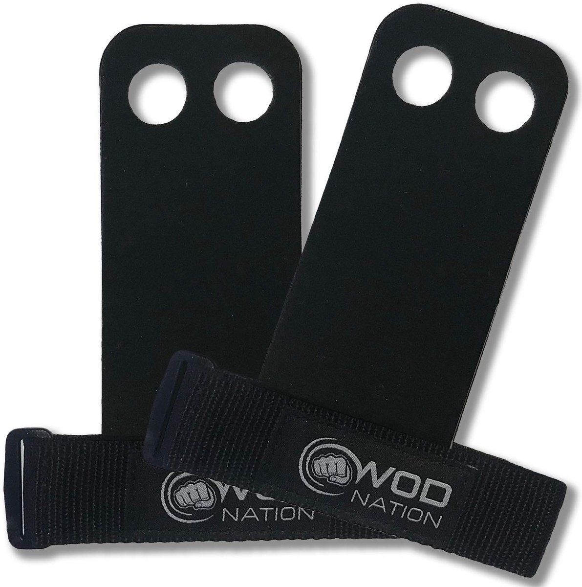 Dailygoods - Barbell Gymnastics Grips - Pull-up Training - Zwart - Kettlebells - Handbescherming - Geschikt voor gymnastic rings - Medium
