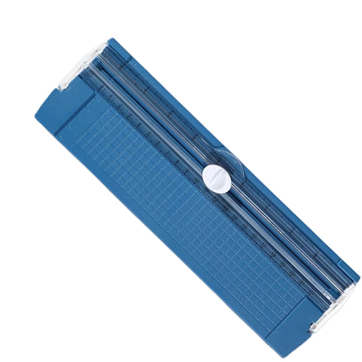Knutselpapiertrimmer - Precisiesnijder Label Snijder - Papier Snijden - Met Zijliniaal - 85 x 267 cm - Blauw
