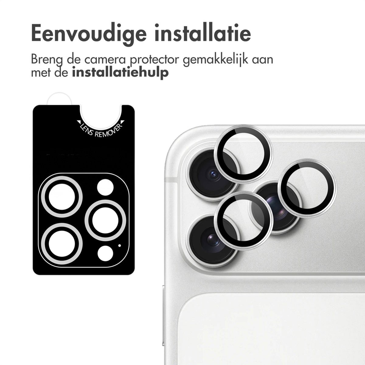 imoshion Camera Lens Protector - Geschikt voor Apple iPhone 17 Pro Max / 17 Pro - 2 Pack - Zilver — cadeau in Cadeau-ideeën - foto 6