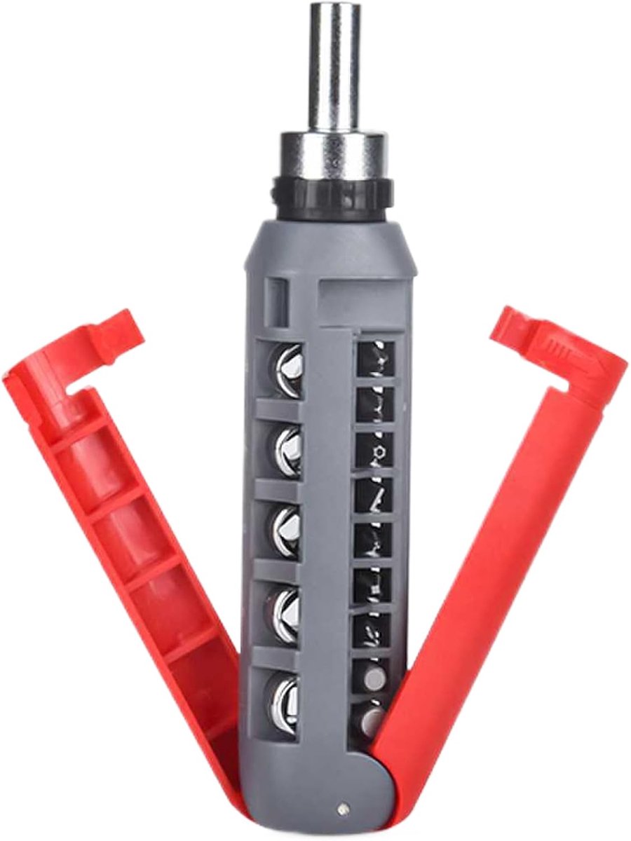 Schroevendraaierset - Klikschroevendraaier - Doe-het-zelf - Verwisselbare bits - 16.5 cm - Niet gespecificeerd