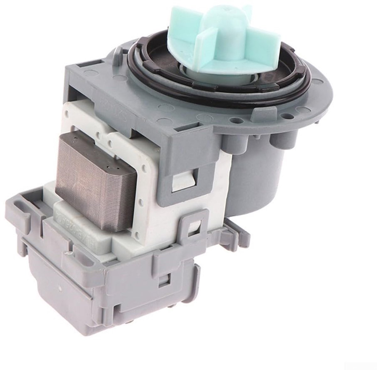 Wasmachine Afvoerpomp - Pomp Motor - Water Afvoeren - Stille Werking - 10x8x8 cm - Zwart