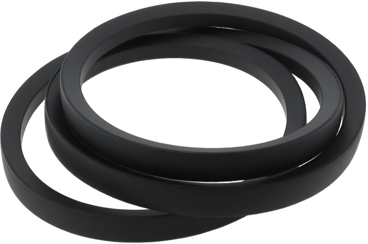 Dailygoods- V-riem 1300 mm - Aandrijfriem Platenspeler - Rubber - Compatibel met Zitmaaier - Riemreferentienummer 037X57MA - Schokbestendig