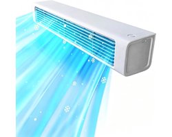 Draagbare Airco - Luchtkoeler - Ruimte Koelen - Bladloze Luchtstroom - 60 Graden Oscillatie - Wit