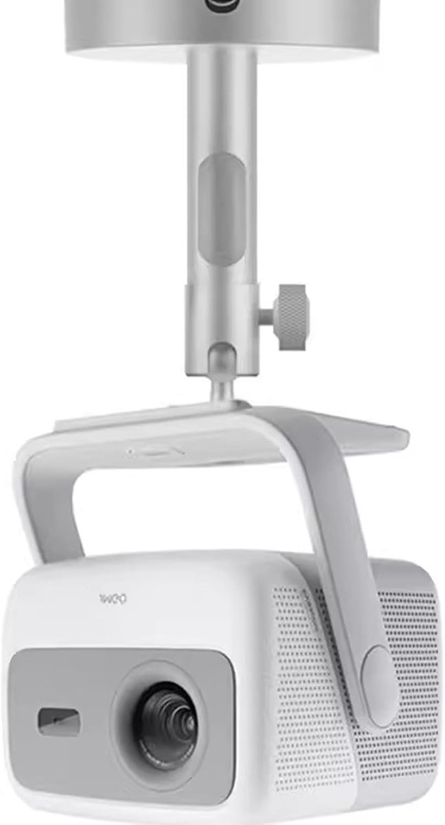 Projectorbevestiging - Projector ophanger - Thuis plafondmontage - 360 graden verstelbaar - Klein formaat - Universeel