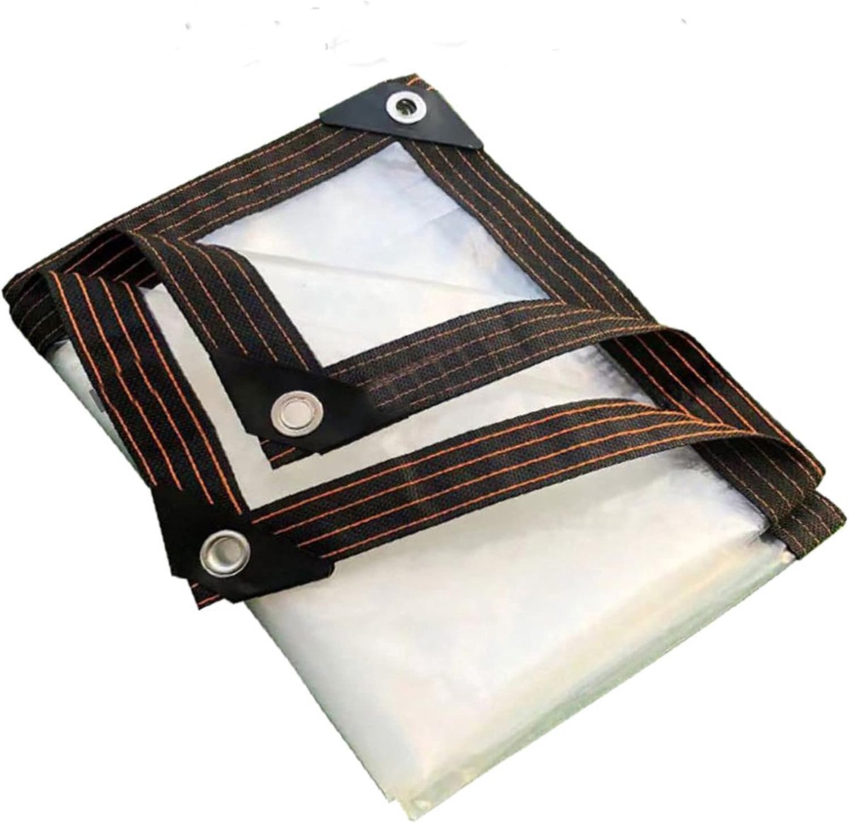 Dekzeil Waterdicht - Tarp Heavy Duty - Bescherming Buiten - Hitteverzegelde Naden - 2x3 Meter - Transparant