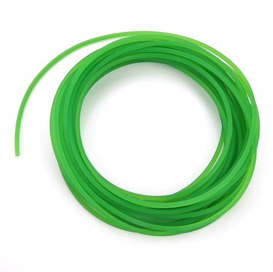 Dailygoods- Polyurethaan Riem - Ronde PU-transmissieriem - Aandrijftransmissie - Ruwe Urethaan - 3mm x 10m - Duurzaam en Flexibel van Dailygoods — afbeelding 3