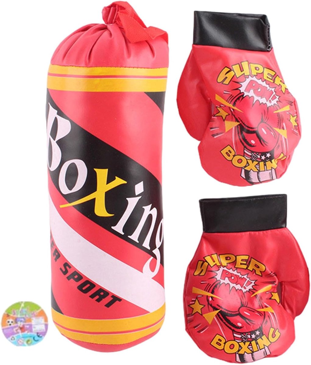 Bokszak Set - Trainingszandzak - Kracht Training - Duurzaam Katoen - 13 x 31 cm - A