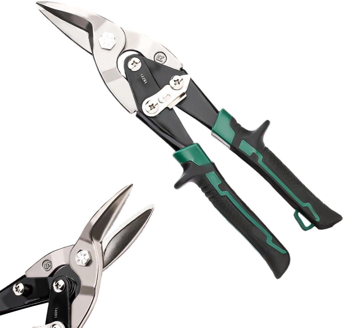 Metaalschaar - Plaatwerkschaar - Metaalbewerking - Ergonomisch handvat - 255 cm - Enkel kenmerk