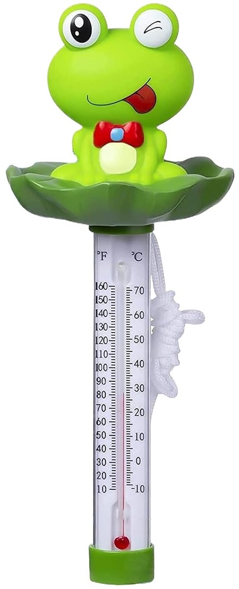 Badthermometer Drijvend - Watermeter Baby - Veilig Baden - Dieren Vorm - 8.5 cm - Groen