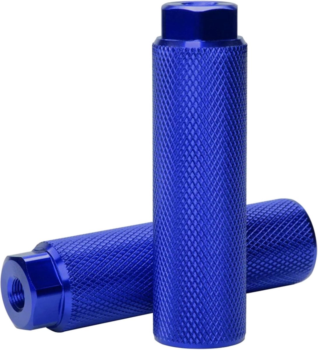 Fiets Voetsteunen - Fietspennen - Extra Ondersteuning - Aluminiumlegering - 2 Stuks - Blauw