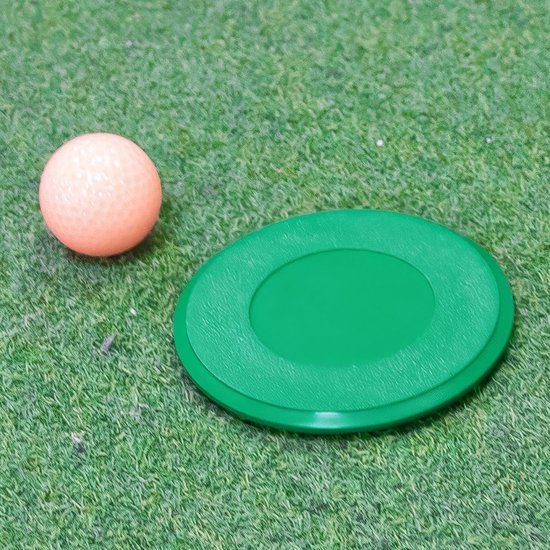4 Stuks Golf Cup Covers, Groene Hole Covers voor Golftraining, Plastic Accessoires voor Tuin en Buitenactiviteiten — afbeelding 5
