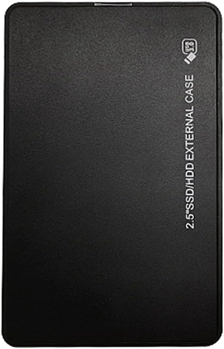 Externe Harde Schijf Behuizing - SSD Opslag - Bestanden Overzetten - Installatie Zonder Gereedschap - 2.5 Inch - Zwart