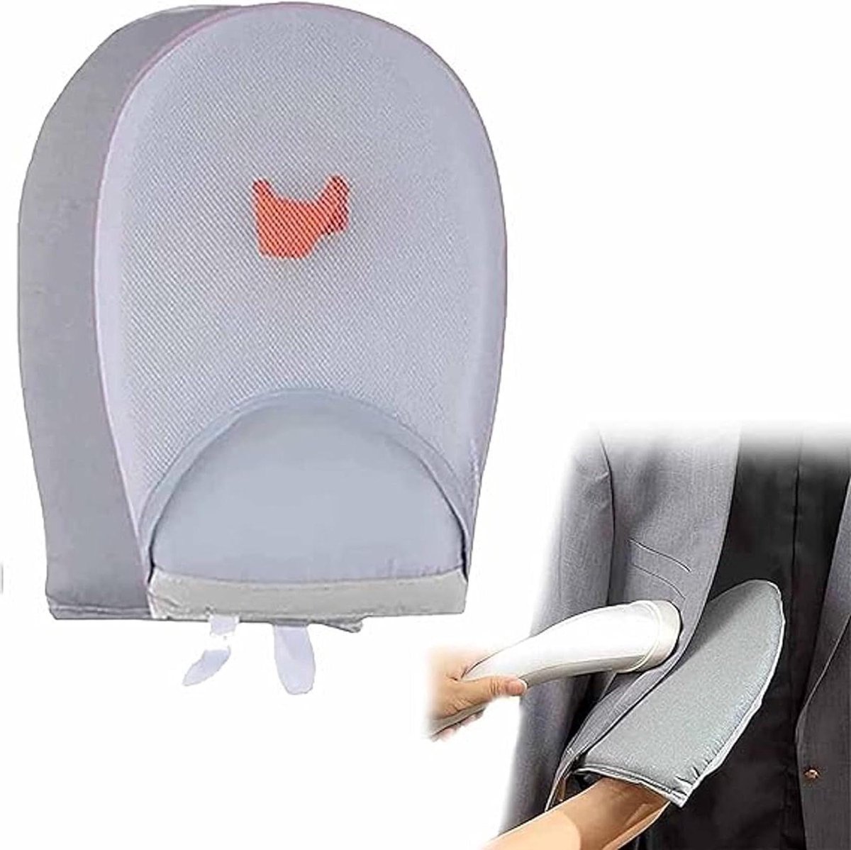 Mini Strijkplank Set - Stoom Strijkmat - Snel Kleding Strijken - Hittebestendig Materiaal - Compact Formaat - Grijs