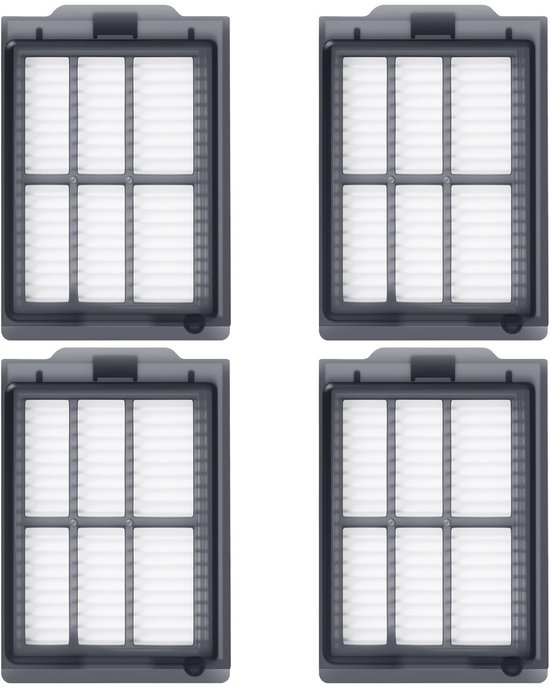 Dailygoods- HEPA Filter 4 Stuks - Vervangingsfilter - Geschikt voor iRobot Roomba 405/505 - Wasbaar en Herbruikbaar - Filtert 99,98% van Allergenen - Stofzuigerfilter
