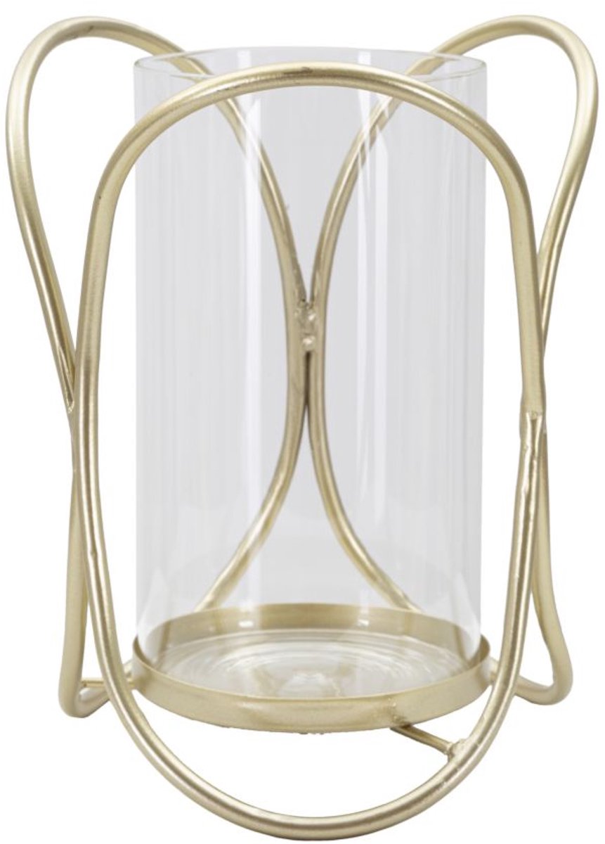 Mauro Ferretti Kandelaar Glox Gold Ø 16×21,5 cm Goud
