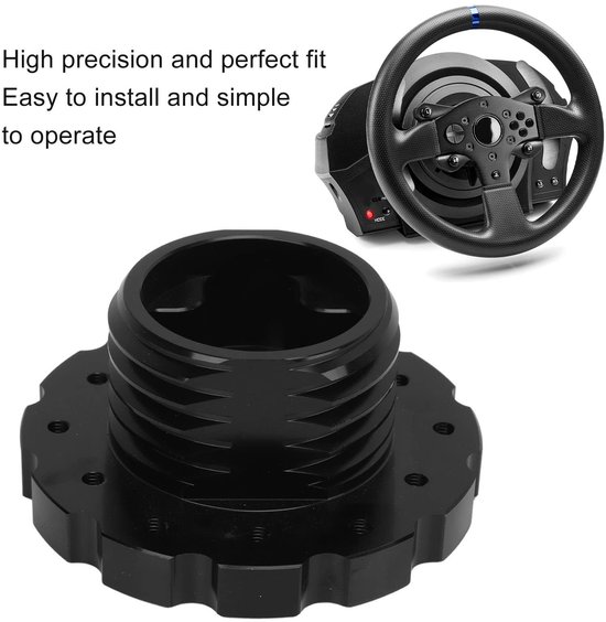 ZEYNOMAX - Aluminium Stuurwiel Adapter - Racing Game Upgrade - 73mm Formaat - Gaming Accessoire - Geschikt voor Thrustmaster T500/T300 van zeynomax — afbeelding 3