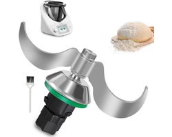 Deegmes vervanging voor Thermomix TM5 TM6 TM7 - Roestvrij staal keukenmachine accessoires - Geen deegresten - Gemakkelijk schoon te maken - Eenvoudige installatie