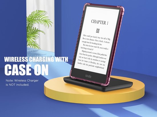 Dailygoods- Ereader Hoesje Ultra Duidelijk - Kindle Paperwhite (11e Generatie-2021) - Schokbestendig - Waterdicht - TPU Hoes - Lichtgewicht Ontwerp - E-reader Hoes — afbeelding 4