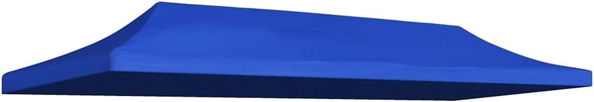 Feesttent Dak - Partytent Overkapping - Buitenfeesten Organiseren - UV en Waterdicht - 3x6m - Blauw