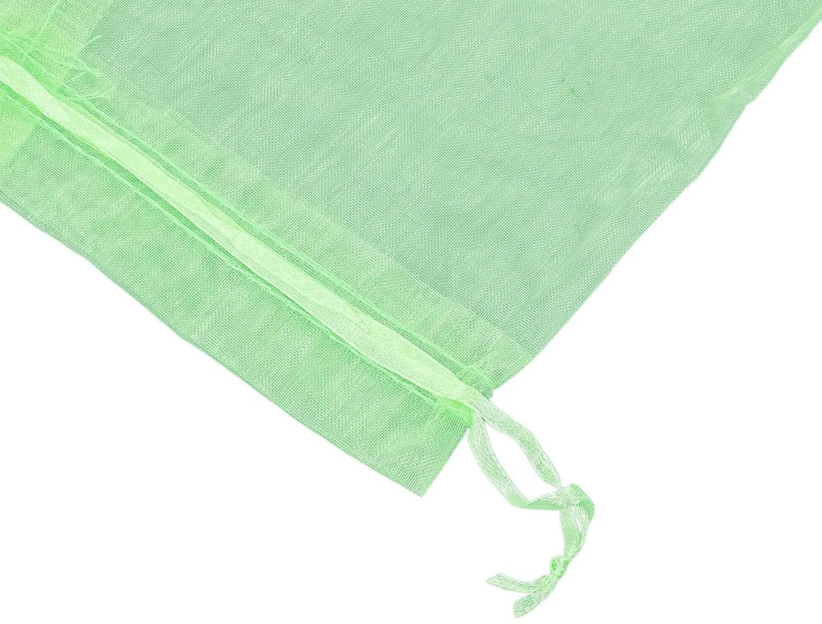 Dailygoods- Fruitbeschermingstas Herbruikbaar - Polyethyleen Mesh - Lichtdoorlatend - 100 Stuks - 15x20cm - Bescherming tegen Vogel/Insecten - Fruittas