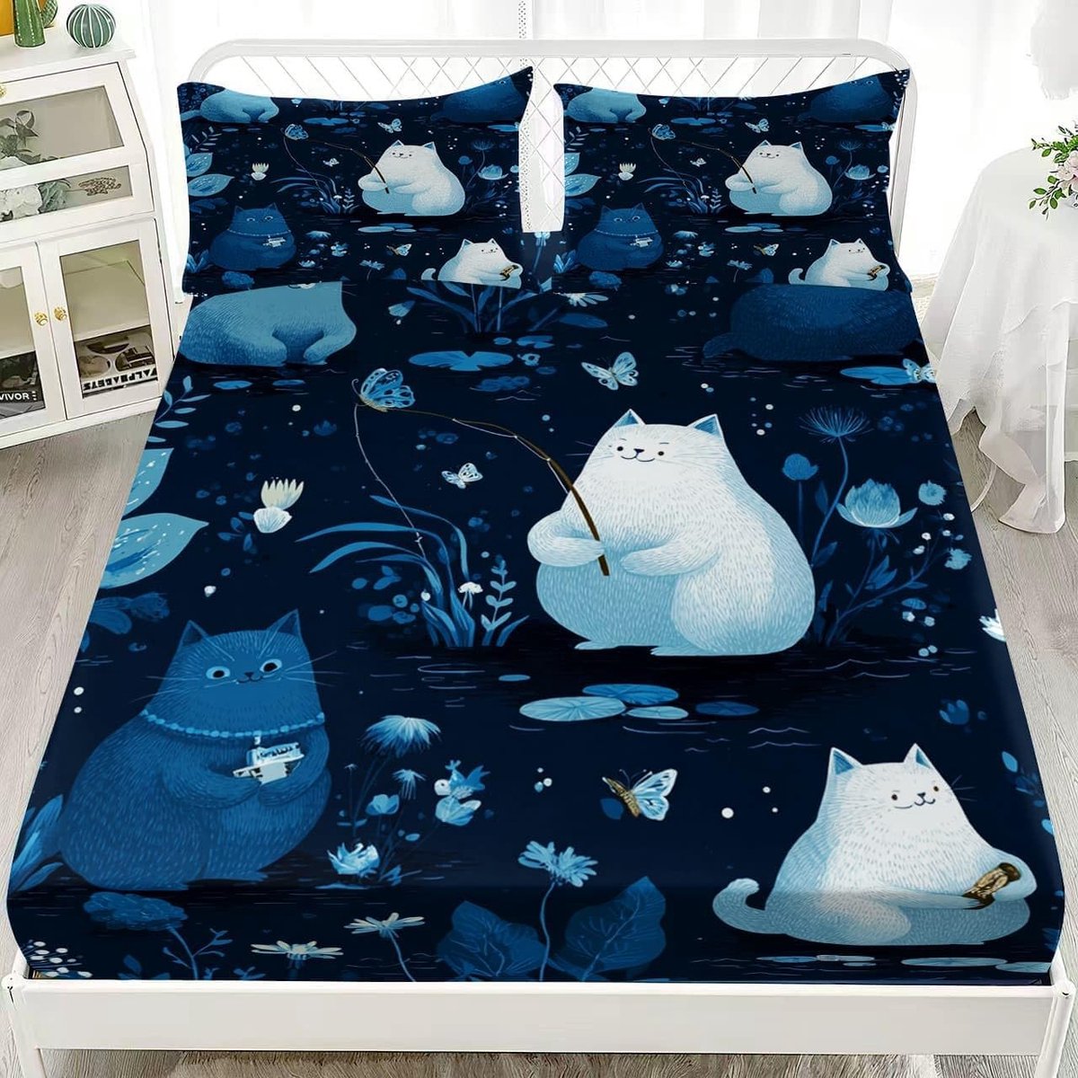 Hoeslaken Microvezel - Bedtextiel Dekbedhoes - Comfortabel Slapen - Extra Diepe Matras Pas