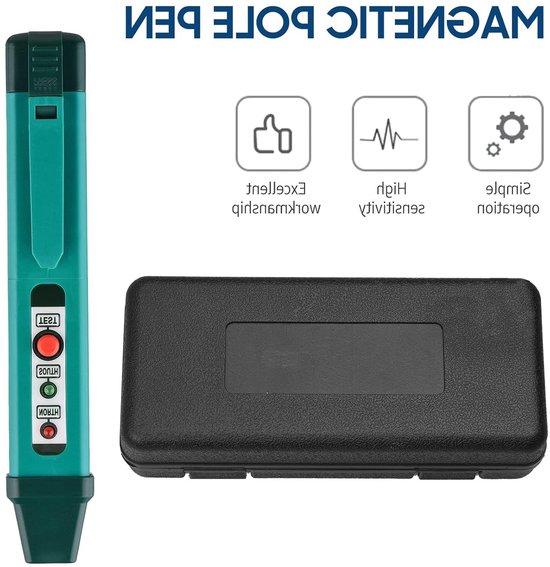 Polarisatietester voor Magnetische Velden - Identificeer Noord- en Zuidpool, Magnetische Detector voor N/S Polen — afbeelding 2