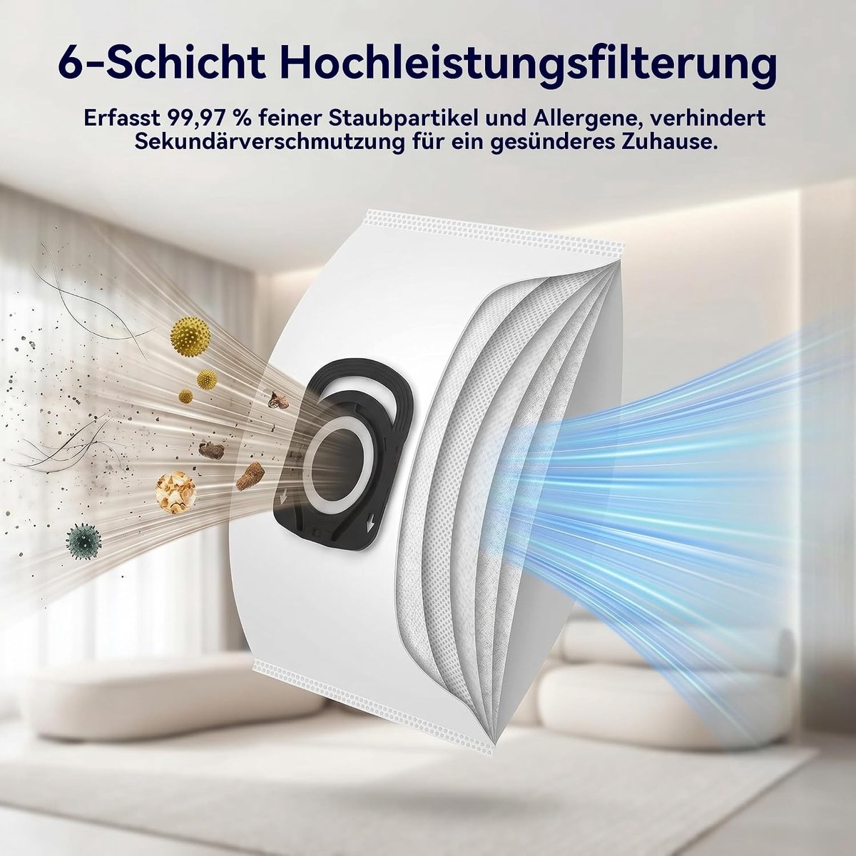 15 Stuks Stofzuigerzakken Geschikt voor Diverse Rowenta Modellen, Ideaal voor Compact Power en Stille Reiniging
