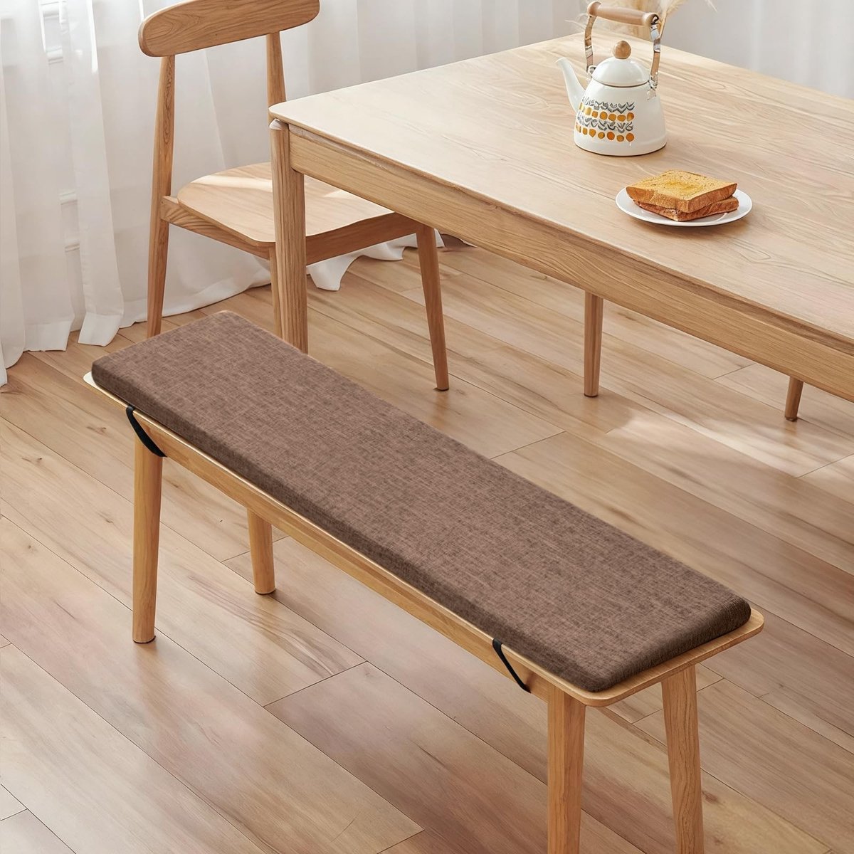 Omgoods - Buitenbank Kussen 100x40x5cm Wasbaar en Antislip
