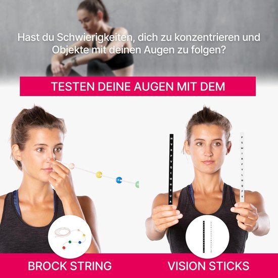 Neurotraining Starterset - Visuele Training Tools - Oogspieren Trainen - 6 Delige Set - Eenheidsmaat - Multicolor — afbeelding 4