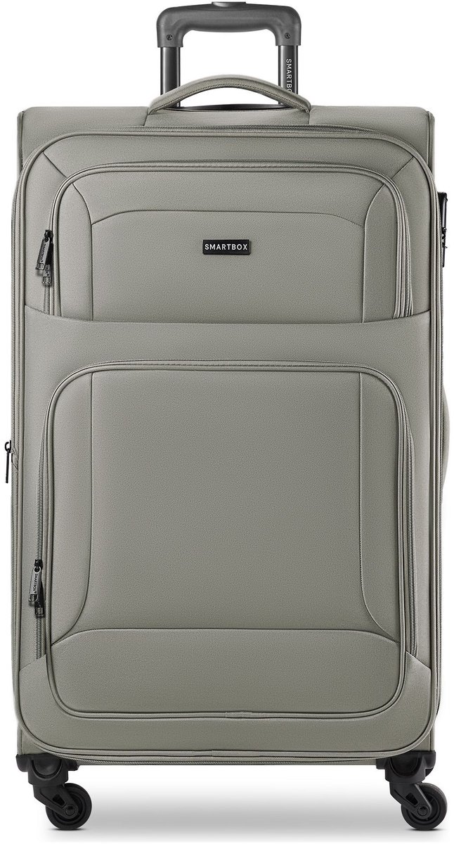 Smartbox Edition 04 4 wielen Trolley 78 cm met uitbreidingsplooi - Zachte bagage - Combinatieslot - taupe grey