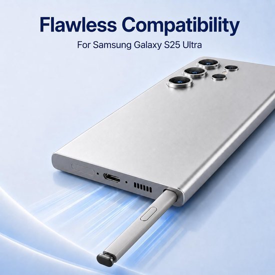 touchpen voor Samsung Galaxy S25 Ultra stylus pen, capacitieve nauwkeurigheid van 0,7 mm, nauwkeurig, zonder Bluetooth, gevoelige touch-bediening voor tekenen en schrijven, compatibel met — afbeelding 2