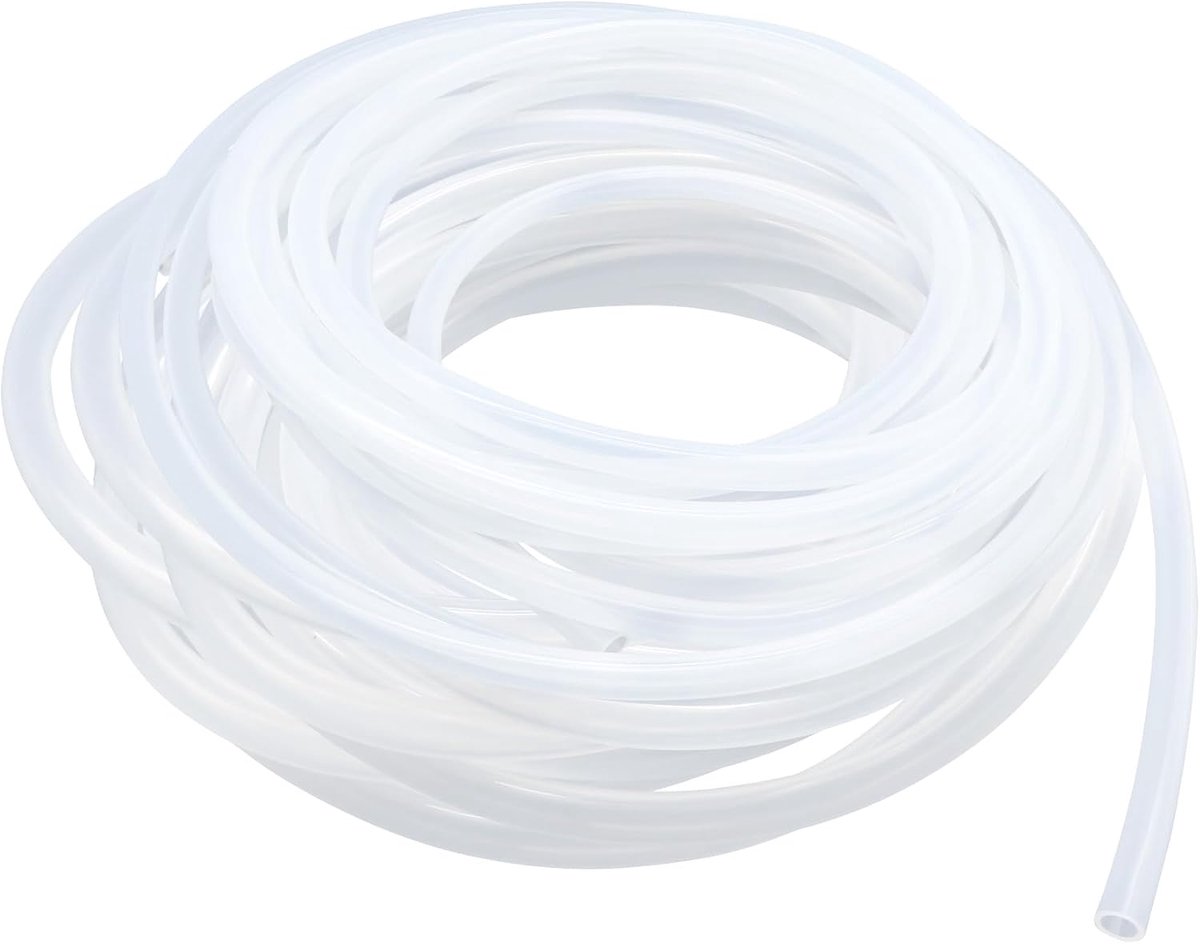 slang voedselkwaliteit 3mm x 5mm, lengte 6 meter (1,83 m), flexibele siliconen rubberen buis luchtslang waterleidingen