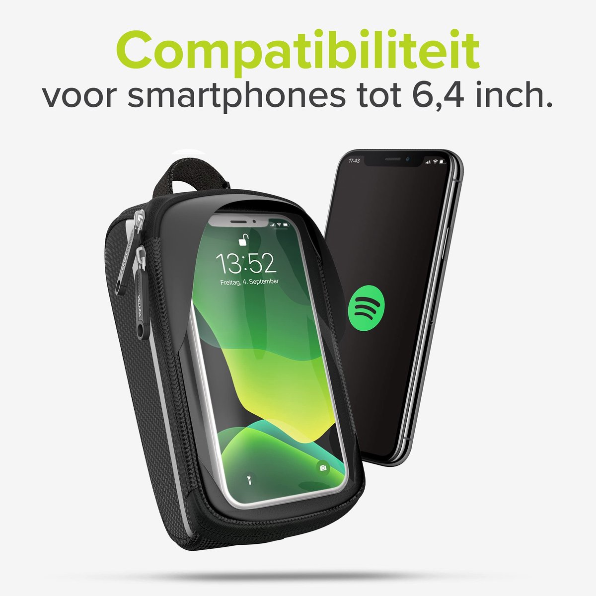 Omgoods - Waterdichte Frametas Fiets Telefoonhouder voor Navigatie