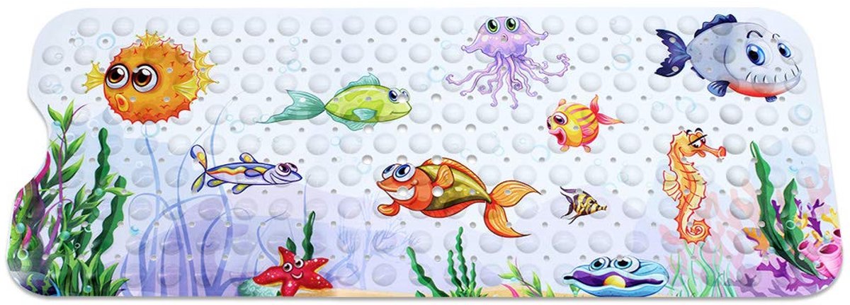 Omgoods - Kinderen Antislip Badmat - Extra Lange Badmat 100x40 cm