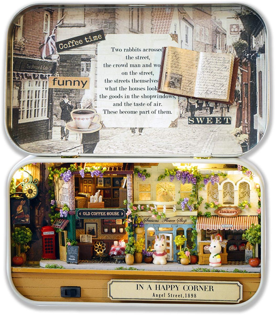 Omgoods - DIY Miniatuur Box House Kit voor Creatieve Handcrafts
