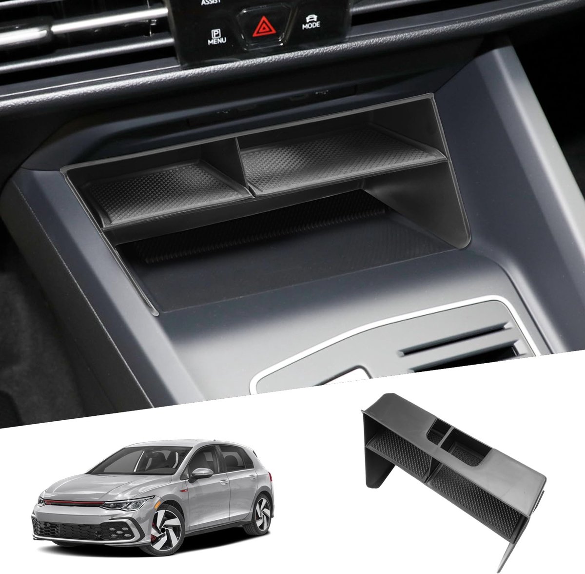 Omgoods - Organizer voor VW Golf 8/8.5 Center Console met Extra Opbergruimte