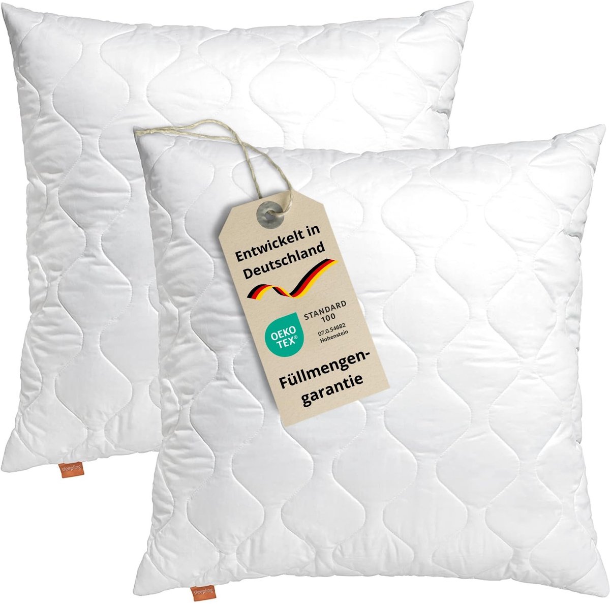 Omgoods - Set van 2 Sierkussens 40x40 cm - Comfort voor Sofa en Bed