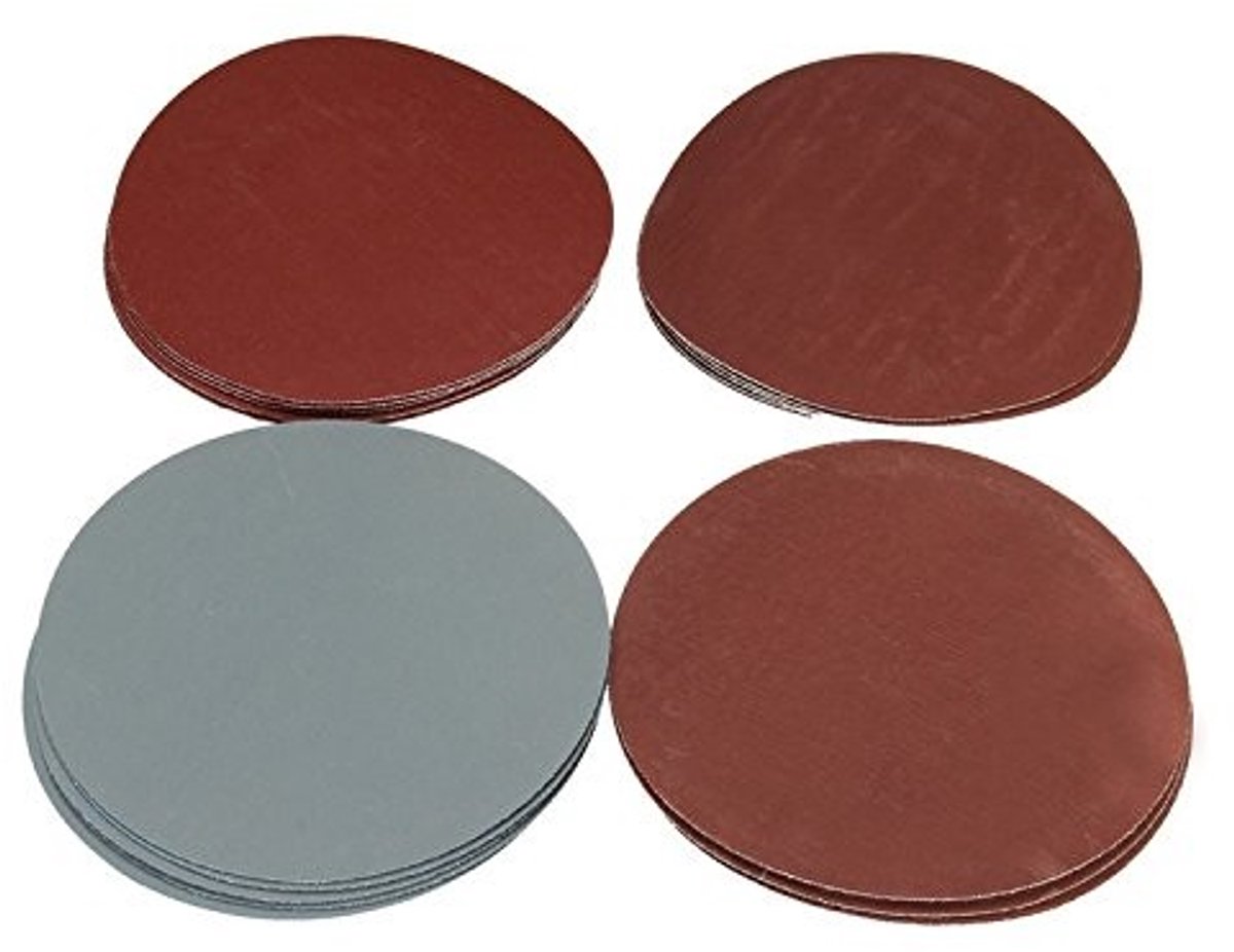 Omgoods - Set van 30 Schuurpapier Schijven 150mm met Verschillende Korrelgroottes