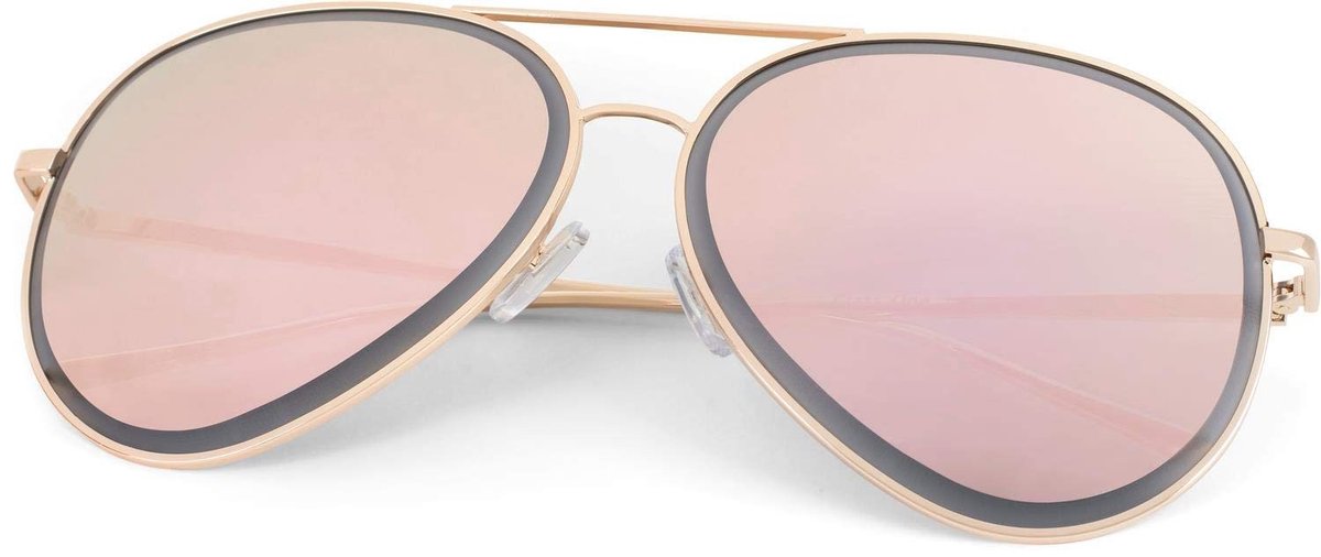 Omgoods - Unisex Piloten Zonnebril met Gecoate Glazen en Metaal Frame