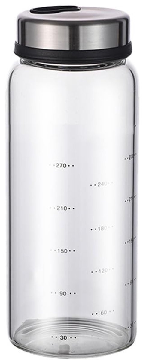 Omgoods- Kruidenfles 300ml - Draaibare Shaker - Lekvrije Dispenser - Morsvrije Tuit - Dubbele Specerijen Doseren - Elegant Ontwerp - Olie Dispenser